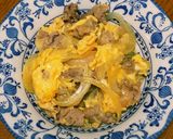簡単☆豚で親子丼作り方5写真