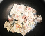 豚こまと三度豆のガーリック炒め作り方2写真