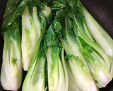 青梗菜と豆腐カニカマの卵餡掛け中華炒め★作り方4写真