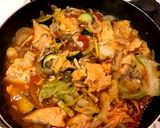 簡単10分！鮭と野菜のトマトソース蒸し作り方3写真
