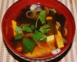 豆腐とわかめの醤油汁(雑煮の出汁)作り方5写真