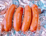 お弁当やおつまみ✨ソーセージのちくわ巻き作り方2写真