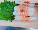 お弁当やおつまみ✨ソーセージのちくわ巻き作り方3写真