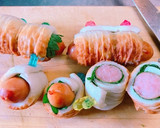 お弁当やおつまみ✨ソーセージのちくわ巻き作り方6写真