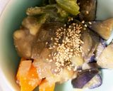 豚こま豆腐団子なす野菜たっぷり味噌炒め作り方13写真