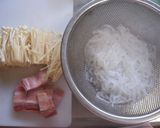 しらたきとベーコン炒め作り方1写真