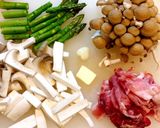 豚肉とアスパラのきのこ炒め *☻*作り方1写真