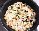 栄養満点☆野菜たっぷり無水ミネストローネ作り方4写真