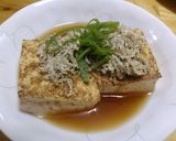 焼き豆腐の煮物とろろ昆布乗せ作り方3写真