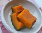 我が家のかぼちゃの煮物。醤油なしで作り方6写真