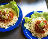トマトと鯖缶で作った『冷やしうどん』作り方6写真