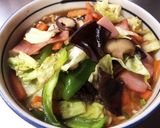 野菜たっぷり即席ラーメン作り方5写真