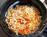 揚げ玉モヤシの玉子とじうどん作り方5写真