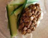 三河屋の煮ぬき汁でつくる納豆うどん作り方3写真