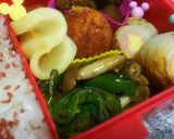お弁当に！ピーマンとしめじのおかか炒め作り方8写真