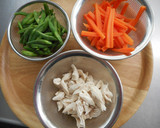 胡麻ドレで代用！いんげんの簡単胡麻和え作り方1写真