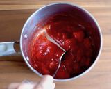 煮詰めない、果肉ごろごろいちごソース。作り方6写真