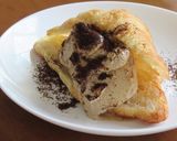 焼きたてクロワッサンのモカアイスサンド作り方2写真