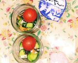 山芋と茄子と胡瓜の浅漬けサラダ作り方4写真