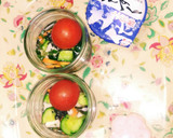 山芋と茄子と胡瓜の浅漬けサラダ作り方4写真