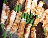 豚もも薄切り肉人参といんげん巻き♪甘辛♪作り方4写真
