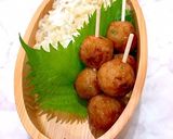女子中学生　玄米弁当　鶏つくね　詰め方作り方3写真