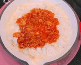 簡単WS手作り、温玉ミラノ風ドリア！作り方5写真