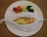 クックパーでシャケのせ作り方1写真