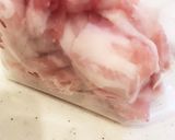 下味冷凍★豚バラキムチ作り方1写真