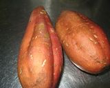 オーブントースターde冷やし焼き芋♪作り方1写真