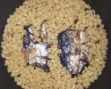 缶詰で100%押し麦のいわし麦飯作り方8写真