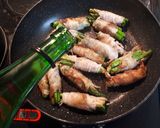 簡単！アスパラとエノキの肉巻き作り方8写真