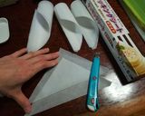 ☆キャラデコケーキ用チョコプレート☆作り方2写真