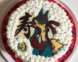 ☆キャラデコケーキ用チョコプレート☆作り方16写真