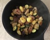 甘辛マヨの鶏なすズッキーニじゃが炒め作り方3写真