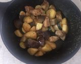 甘辛マヨの鶏なすズッキーニじゃが炒め作り方4写真