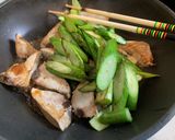 アスパラとカツオのオリーブオイル炒め作り方5写真