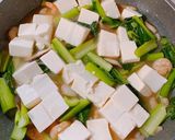 豆腐と小松菜、海老のうま煮♡作り方5写真