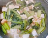 豆腐と小松菜、海老のうま煮♡作り方7写真