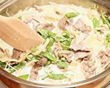 季節野菜と牛肉のクリームストロガノフ作り方7写真