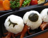 大人のキャラ弁☆目玉のおやじにぎりめし作り方5写真