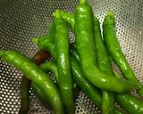 ボイルホタテと甘長唐辛子の煮物作り方1写真