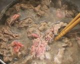 トマトとクレソン☆肉吸い仕立てのスープ作り方3写真