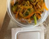 納豆とズッキーニのナポリタン風作り方1写真