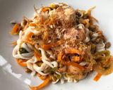 納豆とズッキーニのナポリタン風作り方3写真