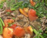 トマトとクレソン☆肉吸い仕立てのスープ作り方5写真