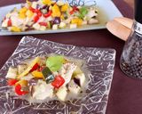 冷やしておいしい鶏むね肉のカラフルサラダ作り方5写真