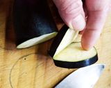 茄子のはさみ揚げ～甘酢あんあんかけ作り方1写真