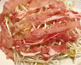 レンジde簡単☆豚もやしの重ね蒸し作り方1写真