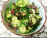 キュウリと柴漬けの☆あっさり酢の物☆作り方14写真